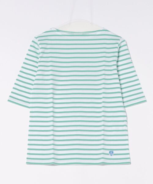 ORCIVAL(オーシバル)の「BOAT NECK H/S P.O. 40/2 JERSEY HALF SLEEVE TEE ボート ネック ハーフスリーブ プルオーバー(Tシャツ/カットソー・レディース・ホワイト系その他6/ホワイト系その他7/ホワイト系その他4/ホワイト系その他5/ホワイト系その他2/ホワイト系その他3/ホワイト系その他/ブラック系その他/ホワイト系1/ブラック/グレー系その他/ホワイト系2/ホワイト系3/ホワイト系4/ホワイト/ホワイト系5/ホワイト系6/ホワイト系7・1/2)」の11枚目の写真