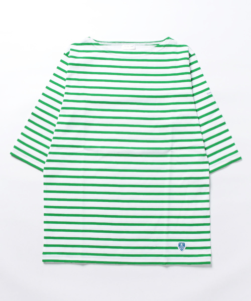 ORCIVAL(オーシバル)の「BOAT NECK H/S P.O. 40/2 JERSEY HALF SLEEVE TEE ボート ネック ハーフスリーブ プルオーバー(Tシャツ/カットソー・レディース・ホワイト系その他6/ホワイト系その他7/ホワイト系その他4/ホワイト系その他5/ホワイト系その他2/ホワイト系その他3/ホワイト系その他/ブラック系その他/ホワイト系1/ブラック/グレー系その他/ホワイト系2/ホワイト系3/ホワイト系4/ホワイト/ホワイト系5/ホワイト系6/ホワイト系7・1/2)」の6枚目の写真