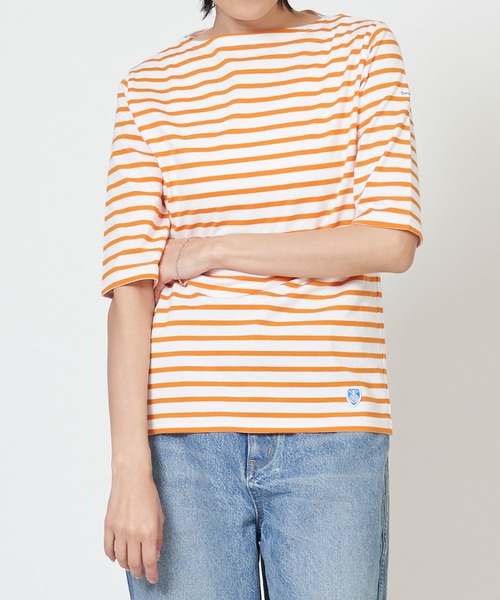 ORCIVAL／BFJ_BOAT NECK H／S P.O. ORCIVAL（オーシバル）の「BOAT NECK H/S P.O. 40/2 JERSEY HALF
