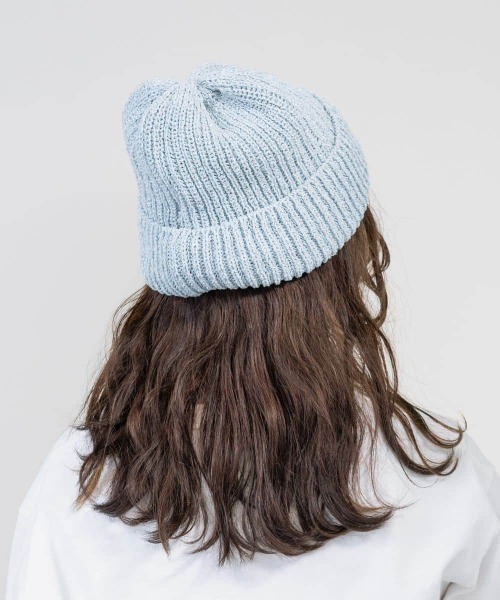 OVERRIDE（オーバーライド）の「OVERRIDE  JPF URARA WATCH（ニットキャップ/ビーニー・レディース・オレンジ/ライトブルー/ネイビー・57~59cm）」の8枚目の写真