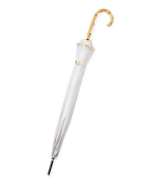 UNTITLED（アンタイトル）の「【長傘】becauseクリアアンブレラ（長傘・レディース・ホワイト/ダークブラウン・99）」の4枚目の写真