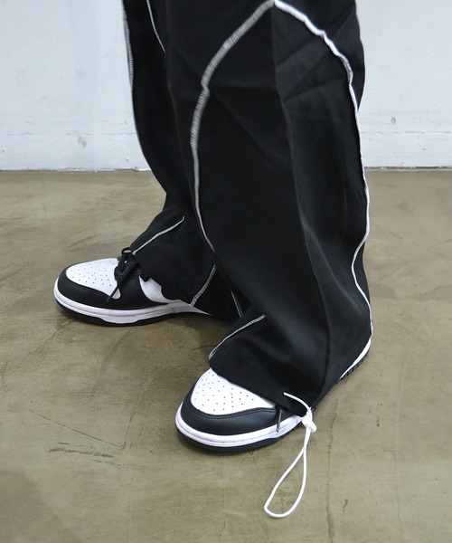 Mela(メラ)の「パラシュートプルオンパンツ(その他パンツ・レディース・ブラック/ホワイト・S/M/L)」の10枚目の写真