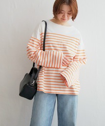 notch. | BIGパネルボーダーバスクシャツ(Tシャツ/カットソー)