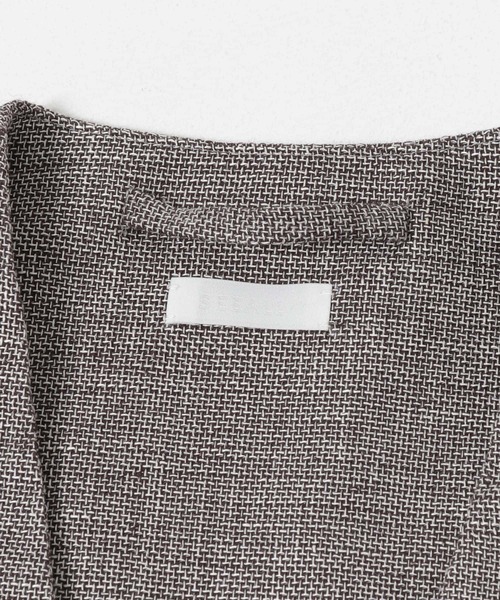SEEALL（シーオール）の「SEEALL　EXTRAOVER COLLARLESS JACKET（その他アウター・メンズ・ブラウン・4/3）」の3枚目の写真