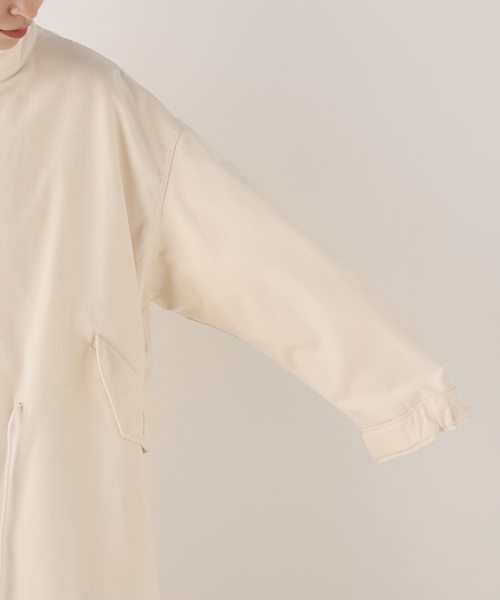 FRAMeWORK（フレームワーク）の「【LOEFF/ロエフ】テントクロスモッズコート（モッズコート・レディース・ホワイト系その他・FREE）」の8枚目の写真