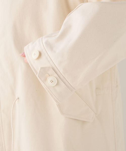 FRAMeWORK（フレームワーク）の「【LOEFF/ロエフ】テントクロスモッズコート（モッズコート・レディース・ホワイト系その他・FREE）」の9枚目の写真