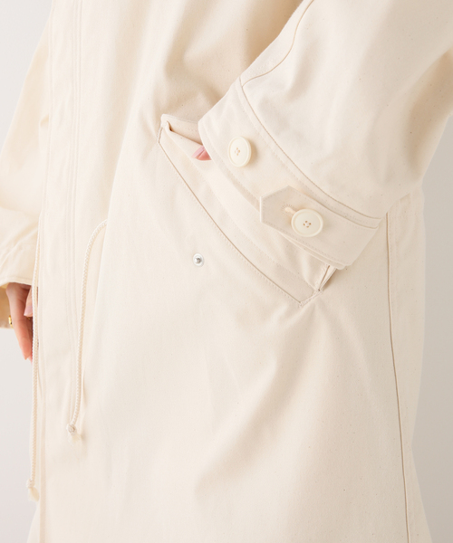 FRAMeWORK（フレームワーク）の「【LOEFF/ロエフ】テントクロスモッズコート（モッズコート・レディース・ホワイト系その他・FREE）」の10枚目の写真