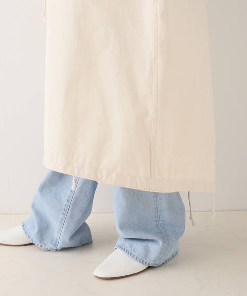 FRAMeWORK（フレームワーク）の「【LOEFF/ロエフ】テントクロスモッズコート（モッズコート・レディース・ホワイト系その他・FREE）」の13枚目の写真