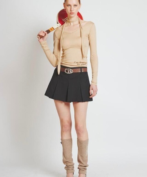 CRANK（クランク）の「韓国ブランド CRANK/クランク LOGO BUCKLE LEATHER BELT/ ベルト レディース  ベルト 太め ロゴベルト レザーベルト ベルト 革（ベルト・レディース・ブラック/ブラウン・ONE SIZE）」の10枚目の写真