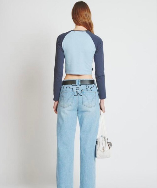 CRANK（クランク）の「韓国ブランド CRANK/クランク LOGO BUCKLE LEATHER BELT/ ベルト レディース  ベルト 太め ロゴベルト レザーベルト ベルト 革（ベルト・レディース・ブラック/ブラウン・ONE SIZE）」の4枚目の写真