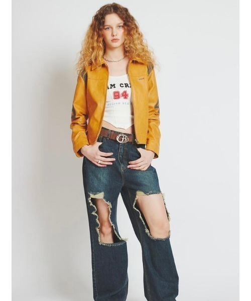 CRANK（クランク）の「韓国ブランド CRANK/クランク LOGO BUCKLE LEATHER BELT/ ベルト レディース  ベルト 太め ロゴベルト レザーベルト ベルト 革（ベルト・レディース・ブラック/ブラウン・ONE SIZE）」の13枚目の写真