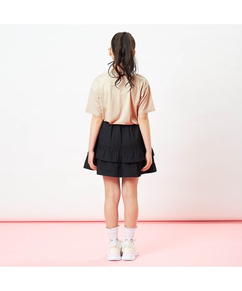 algy（アルジー）の「レースアップT（Tシャツ/カットソー・キッズ・ベージュ/オフホワイト/ミント・X-SMALL/SMALL/MEDIUM/XX-SMALL）」の5枚目の写真