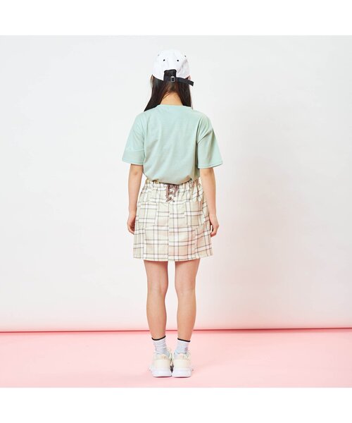 algy（アルジー）の「レースアップT（Tシャツ/カットソー・キッズ・ベージュ/オフホワイト/ミント・X-SMALL/SMALL/MEDIUM/XX-SMALL）」の7枚目の写真