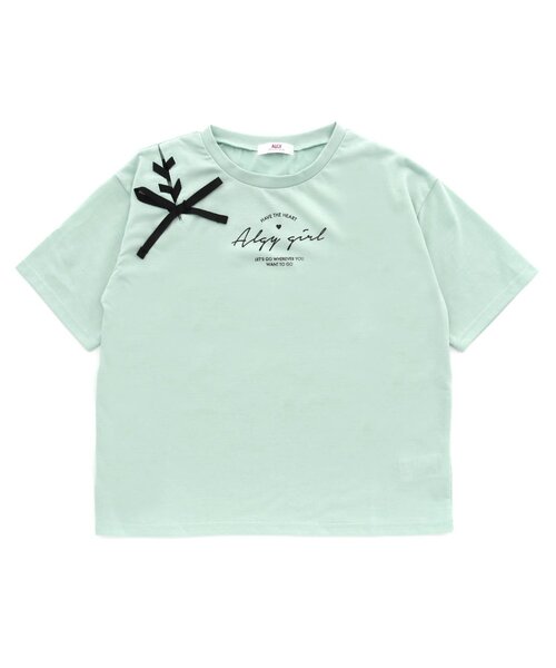 algy（アルジー）の「レースアップT（Tシャツ/カットソー・キッズ・ベージュ/オフホワイト/ミント・X-SMALL/SMALL/MEDIUM/XX-SMALL）」の10枚目の写真