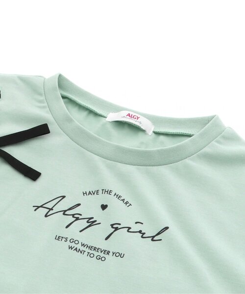 algy（アルジー）の「レースアップT（Tシャツ/カットソー・キッズ・ベージュ/オフホワイト/ミント・X-SMALL/SMALL/MEDIUM/XX-SMALL）」の14枚目の写真