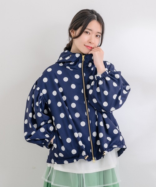 margaux（マルゴー）の「【KATHARINE ROSS】margaux dots Blouson（ブルゾン・レディース・ネイビー・MEDIUM）」の7枚目の写真