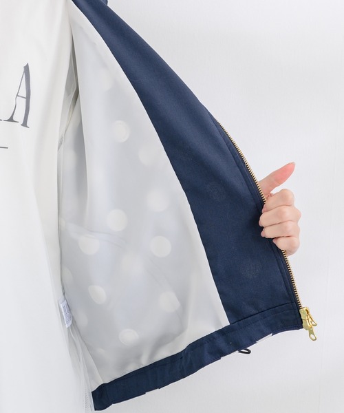 margaux（マルゴー）の「【KATHARINE ROSS】margaux dots Blouson（ブルゾン・レディース・ネイビー・MEDIUM）」の18枚目の写真