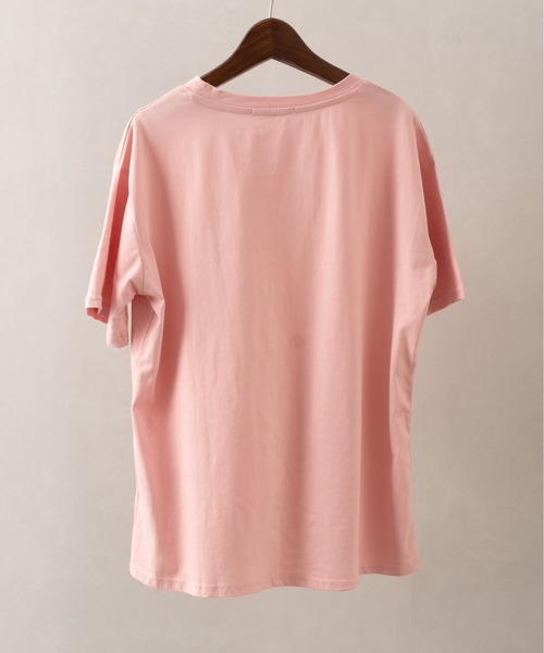 SpRay(スプレイ)の「ロゴTシャツ(Tシャツ/カットソー・レディース・ライトグリーン/ホワイト/サックスブルー/ブラック/ピンク/ベージュ・FREE)」の11枚目の写真