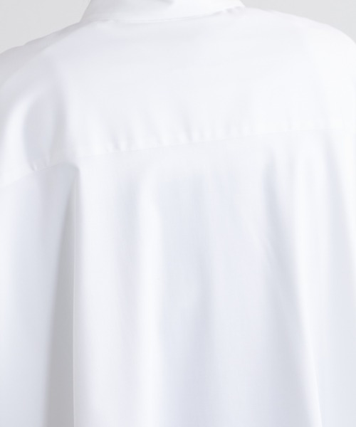 Lui's（ルイス）の「バンブーレーヨンエアリーショートスリーブシャツ（シャツ/ブラウス・メンズ・ホワイト/ブラック/グレー・FREE）」の21枚目の写真