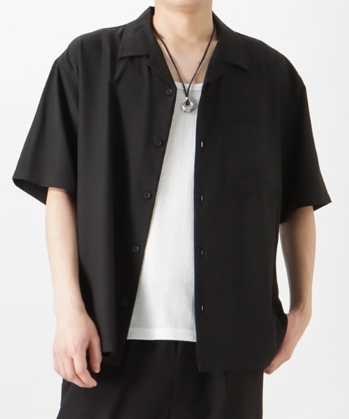 Mossimo（モッシモ）の「mossimo モッシモ オープンカラーシャツ+
