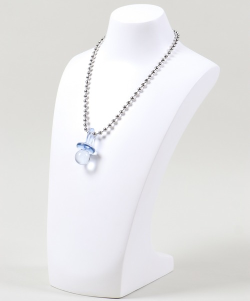 SPINNS（スピンズ）の「おしゃぶりモチーフ ボールチェーンネックレス