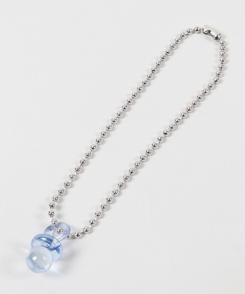 SPINNS（スピンズ）の「おしゃぶりモチーフ ボールチェーンネックレス
