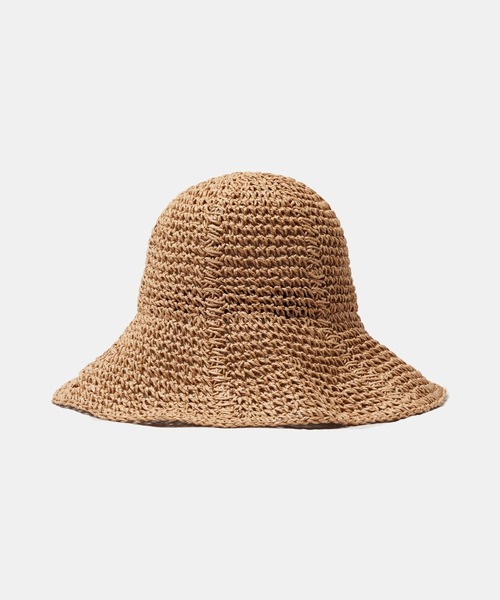 FOREVER 21(フォーエバー トゥエンティーワン)の「ワイドブリムハット(ハット・レディース・ブラウン/アンティークゴールド・FREE)」の2枚目の写真