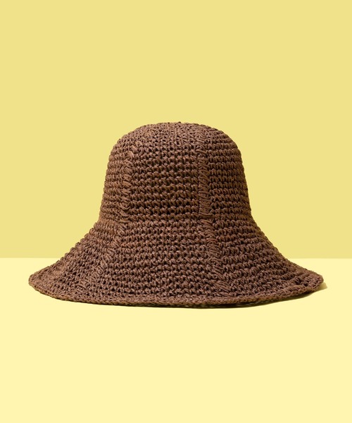 FOREVER 21(フォーエバー トゥエンティーワン)の「ワイドブリムハット(ハット・レディース・ブラウン/アンティークゴールド・FREE)」の3枚目の写真