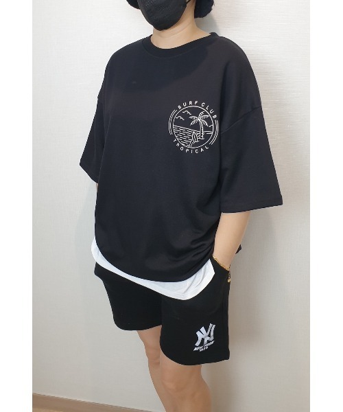 VIBGYOR(ヴィブジョー)の「WHALE PRINT T(ST)(Tシャツ/カットソー・メンズ・ホワイト/ブラック・FREE)」の6枚目の写真
