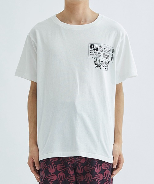FAF(フェイク アス フラワーズ)の「【FAF/エフエーエフ】Laundry Tee(Tシャツ/カットソー・メンズ・ホワイト/グレー・LARGE/MEDIUM)」の13枚目の写真