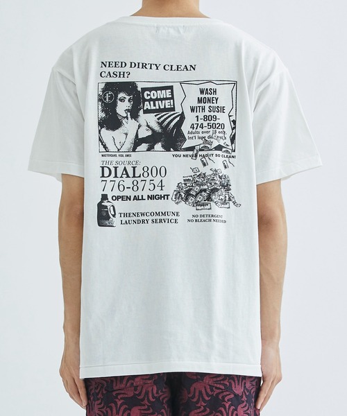 FAF(フェイク アス フラワーズ)の「【FAF/エフエーエフ】Laundry Tee(Tシャツ/カットソー・メンズ・ホワイト/グレー・LARGE/MEDIUM)」の17枚目の写真