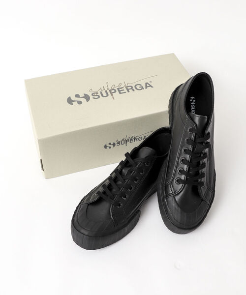 SUPERGA(スペルガ)の「【SUPERGA/スペルガ】2630 WATERPROOF LEATHER スニーカー(スニーカー・メンズ・ブラック/ホワイト・40/43/42/41)」の18枚目の写真