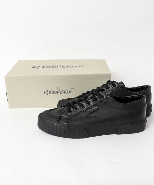 SUPERGA(スペルガ)の「【SUPERGA/スペルガ】2630 WATERPROOF LEATHER スニーカー(スニーカー・メンズ・ブラック/ホワイト・40/43/42/41)」の14枚目の写真