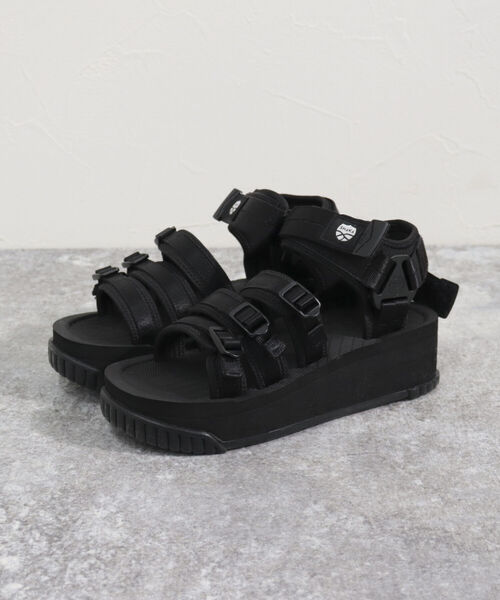 SHAKA(シャカ)の「【SHAKA/シャカ】TRIPPIE PLATFORM スポサン(サンダル・レディース・ブラック/ベージュ・23/24)」の8枚目の写真