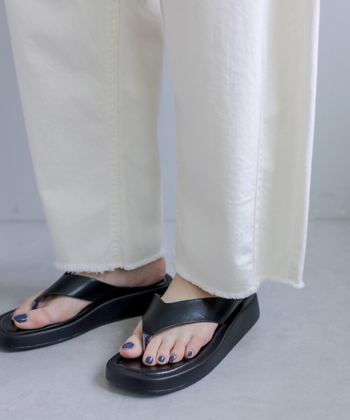 PUAL CE CIN(ピュアルセシン)の「甘撚りツイルワイドカーブパンツ(その他パンツ・レディース・ベージュ/カーキ/アイボリー・FREE)」の16枚目の写真