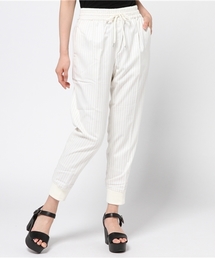 earth music&ecology | 裾リブストライプパンツ(その他パンツ)