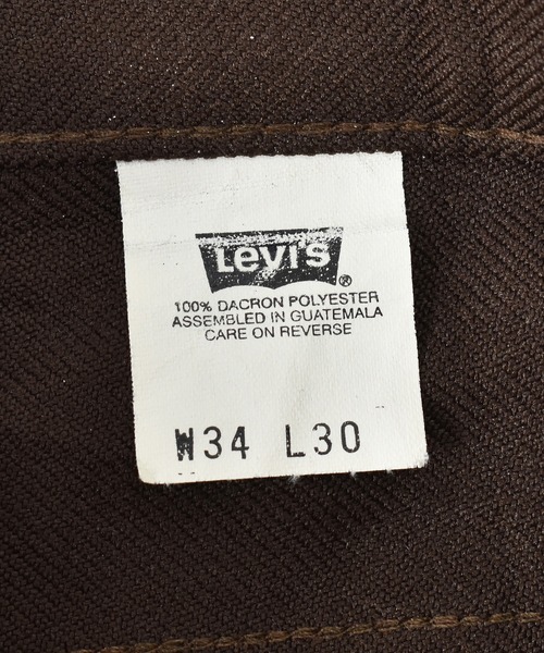 Levi's(リーバイス)の「【ヴィンテージ古着】90's Levi's / リーバイス STA-PREST スタプレ ストレートスラックス(スラックス・メンズ・ブラウン・34)」の4枚目の写真