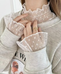 Loueme | ドットチュールシャーリングブラウス(シャツ/ブラウス)