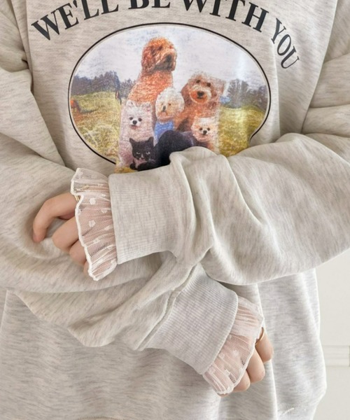 Loueme(ルエム)の「ドットチュールシャーリングブラウス(シャツ/ブラウス・レディース・アイボリー/ブラック/ホワイト・FREE)」の13枚目の写真