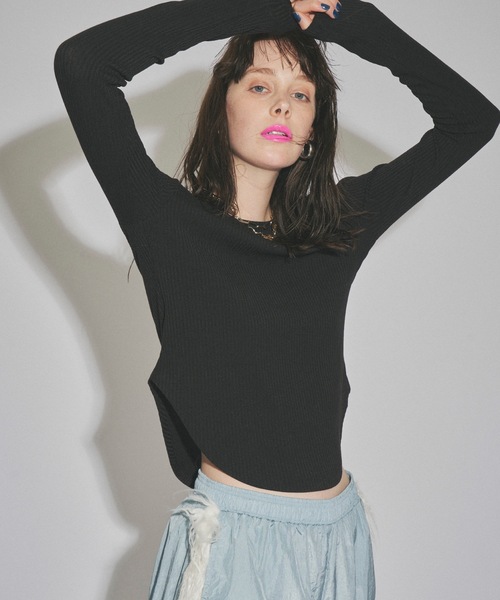 トップス Acka sheer over flare blouse acka sheer over flare blouse 人気 商品 通販