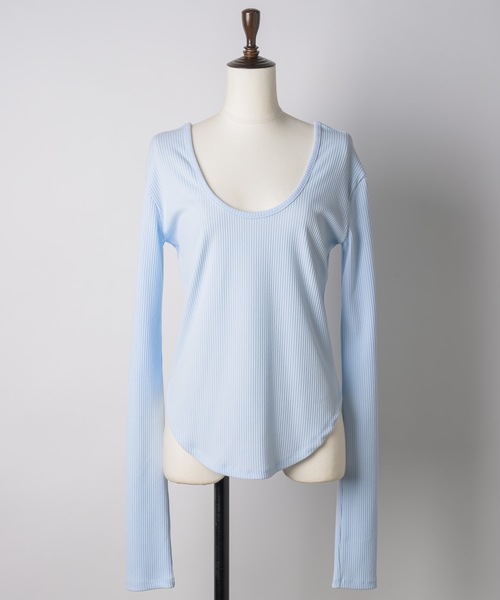 トップス 2WAY NECK RIB KNIT SLY｜2WAY CUT RIB トップス | Rakuten Fashion(楽天ファッション／旧