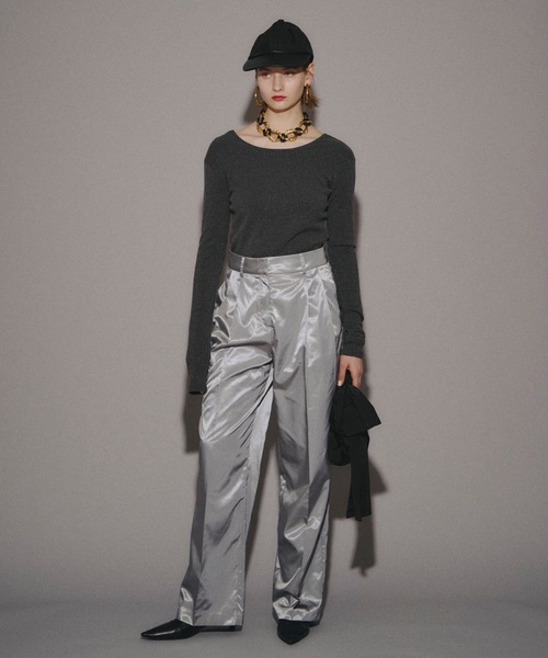 トップス 2WAY NECK RIB KNIT SLY｜2WAY CUT RIB トップス | Rakuten Fashion(楽天ファッション／旧