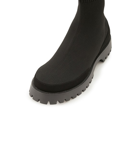 emmi（エミ）の「【emmi atelier】ecoニットブーツ（ブーツ）」 - WEAR