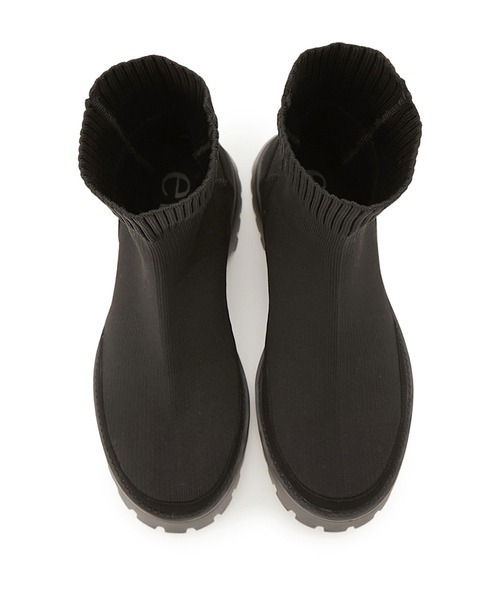 emmi（エミ）の「【emmi atelier】ecoニットブーツ（ブーツ）」 - WEAR