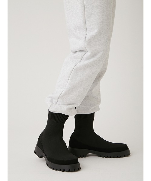 emmi（エミ）の「【emmi atelier】ecoニットブーツ（ブーツ）」 - WEAR