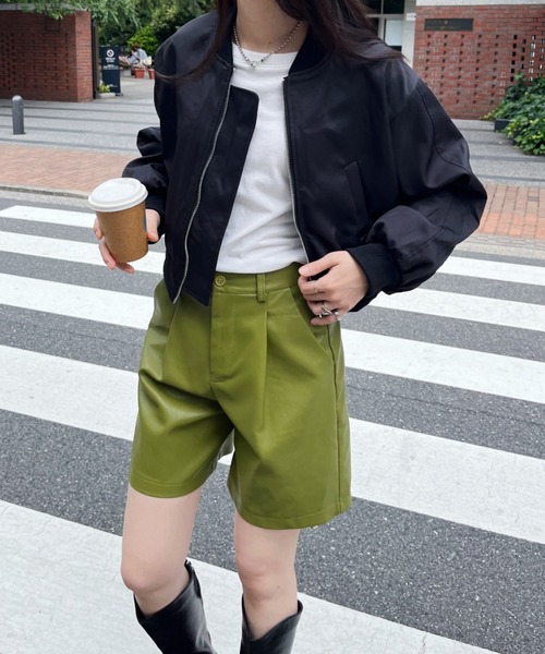 CLEA（クレア）の「ショート丈コンパクトMA1ブルゾン（ブルゾン）」 - WEAR