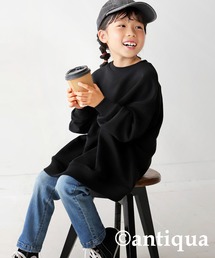 antiqua | 綿混生地BIG裏毛トップス(スウェット)