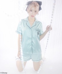 SPIRALGIRL（スパイラルガール）の「【Disney/ディズニー/アリエル】ワンポイントモチーフサテンナイトウェア（ルームウェア/パジャマ）」