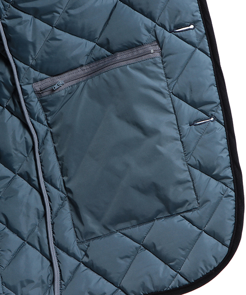 B:MING by BEAMS（ビーミングバイビームス）の「ビーミング by ビームス / ナイロンキルティングブルゾン（その他アウター・メンズ・ネイビー/ブラック・LARGE/X-LARGE/MEDIUM/SMALL）」の6枚目の写真