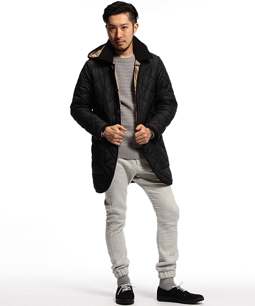 B:MING by BEAMS（ビーミングバイビームス）の「ビーミング by ビームス / ナイロンキルティングブルゾン（その他アウター・メンズ・ネイビー/ブラック・LARGE/X-LARGE/MEDIUM/SMALL）」の3枚目の写真